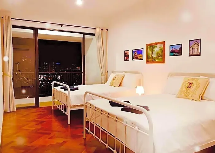 Seaview 3Bedroom Family Suite For 8P With Balcony